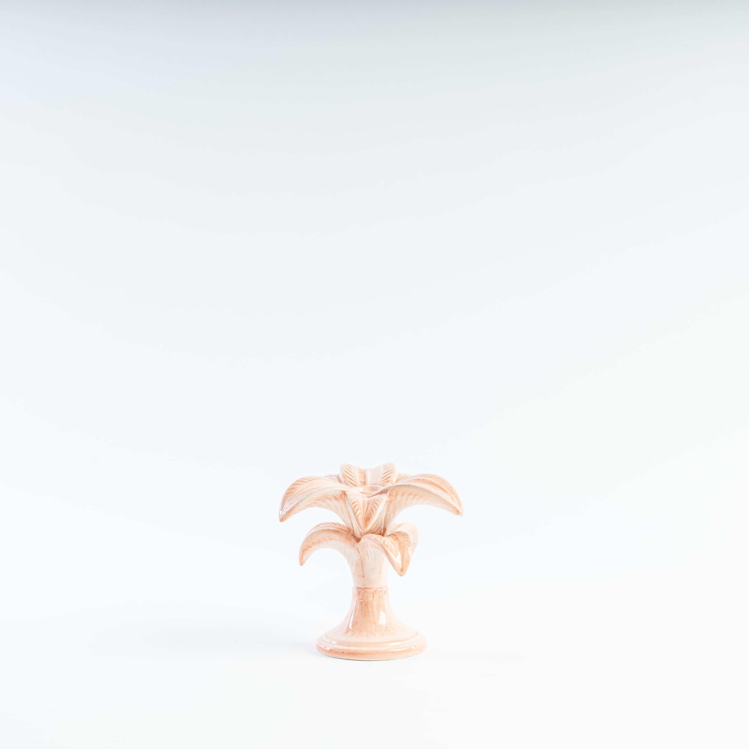 Kerzenhalter Palme in Rosa