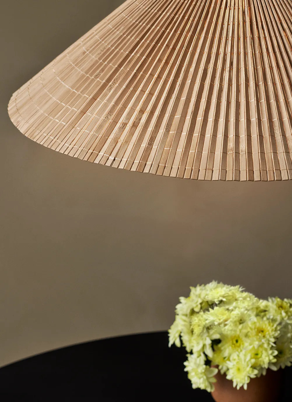 Bamboo pendant light by Gubi