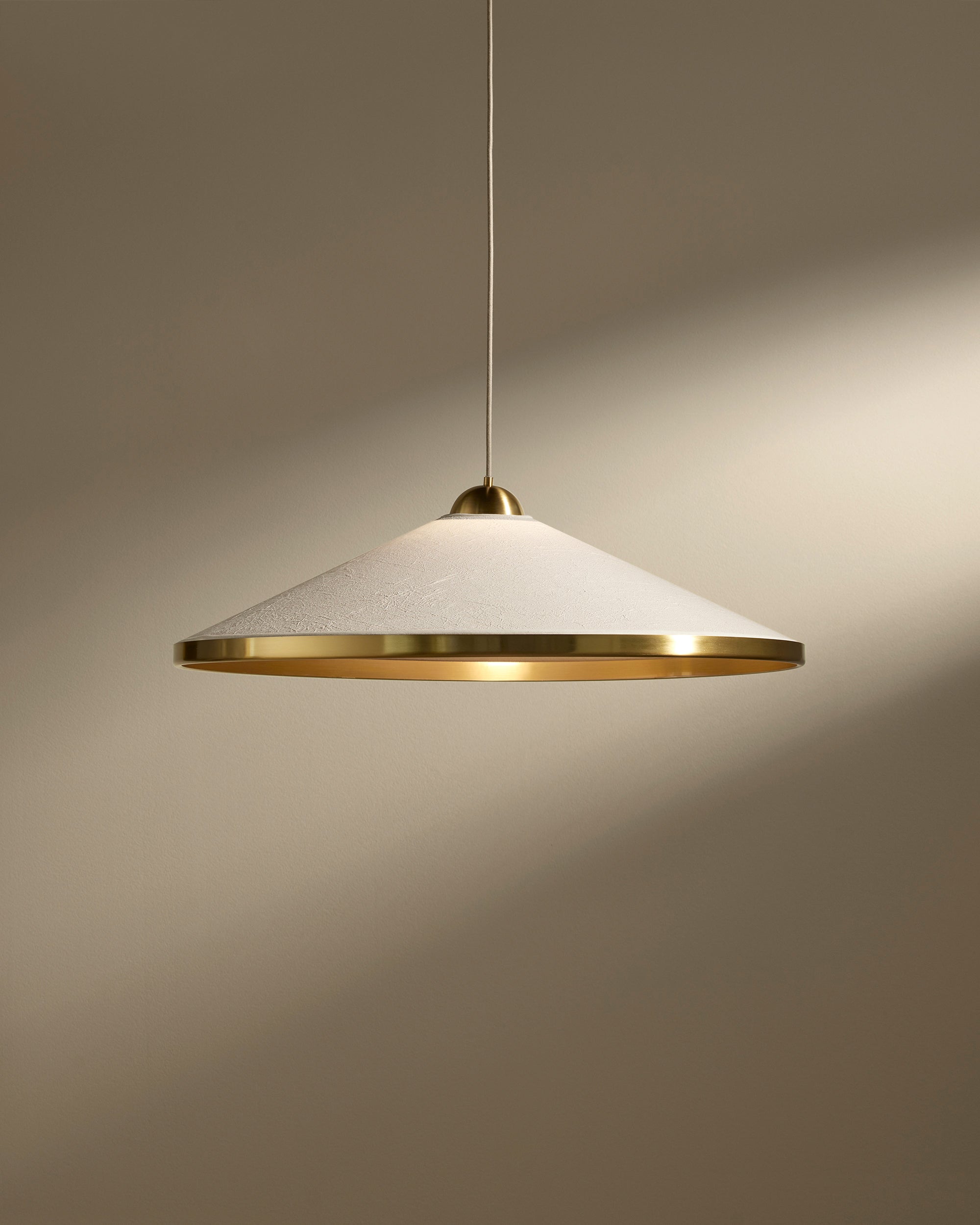 Ceiling lamp "Songe" by Sarah Lavoine made of canvas