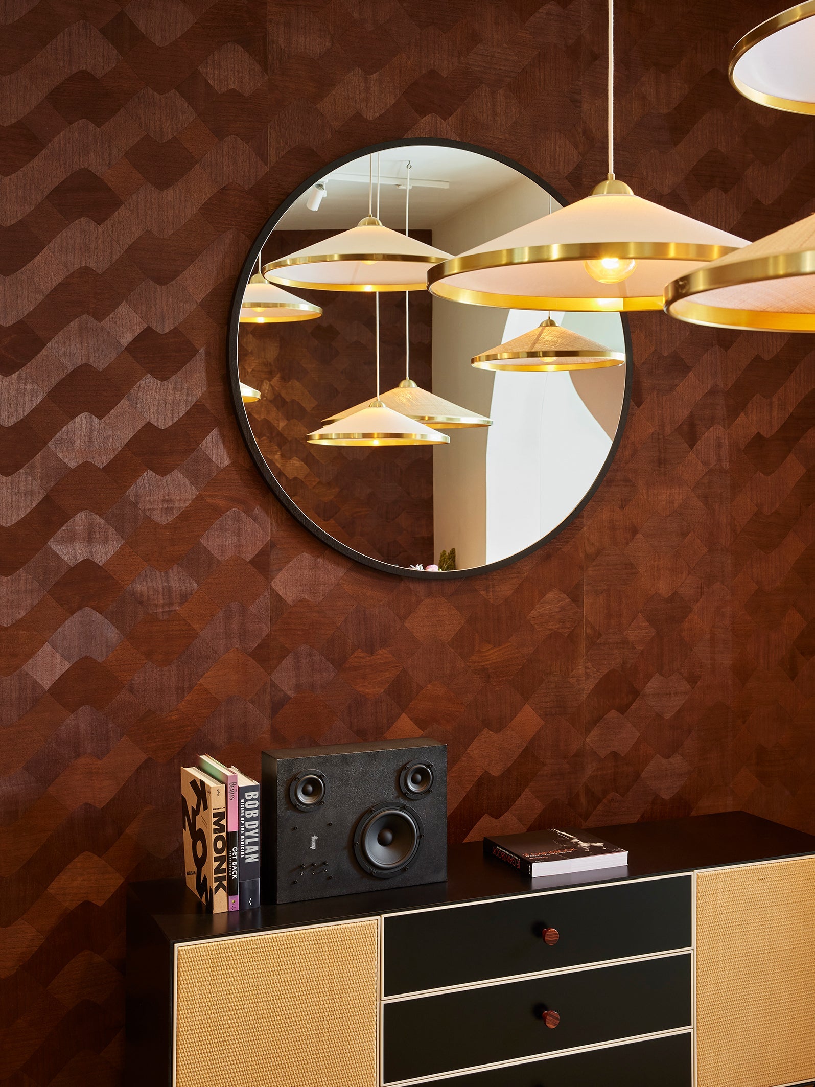 Ceiling lamp "Songe" by Sarah Lavoine made of canvas