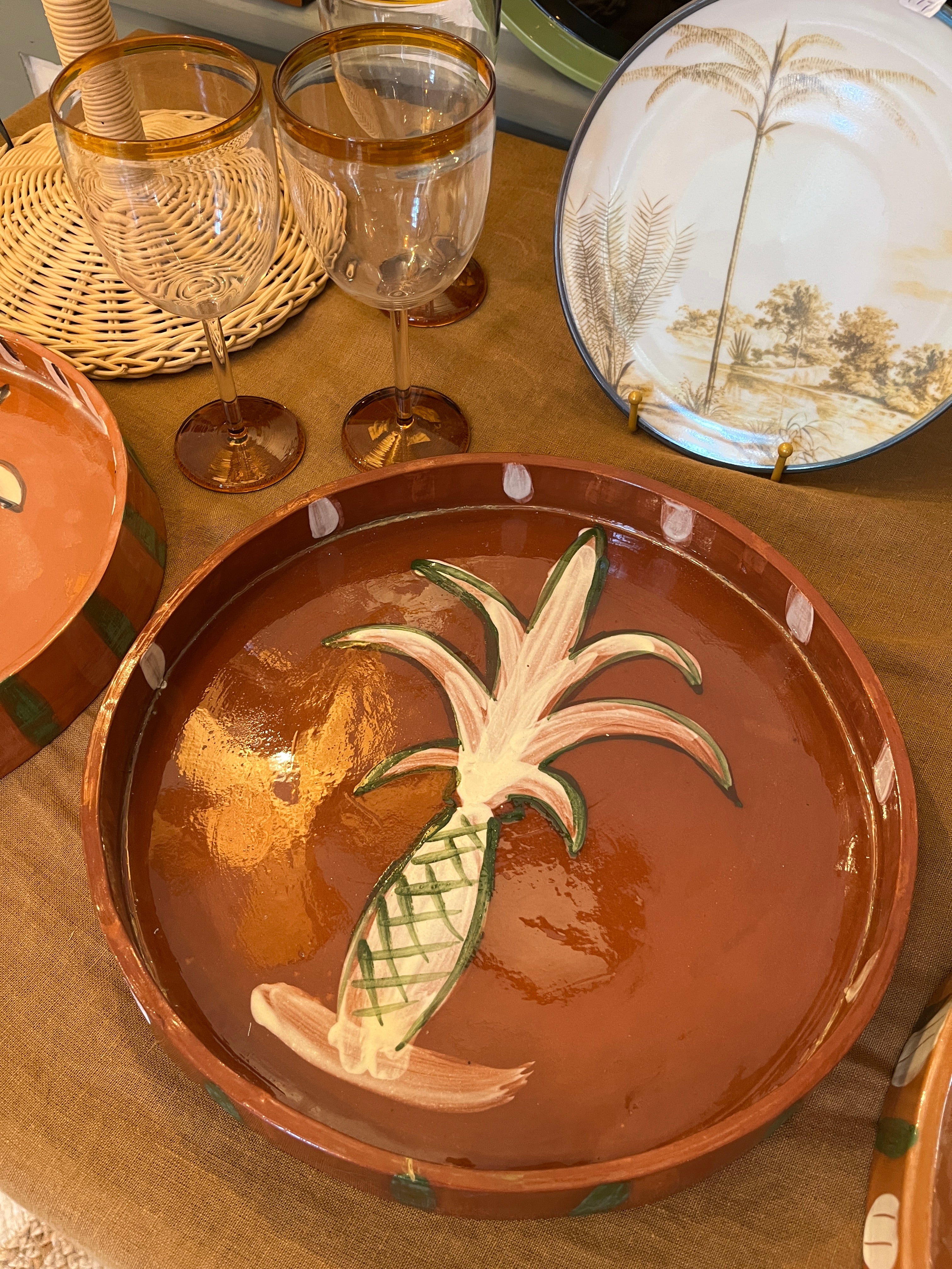 Vintage fish plate