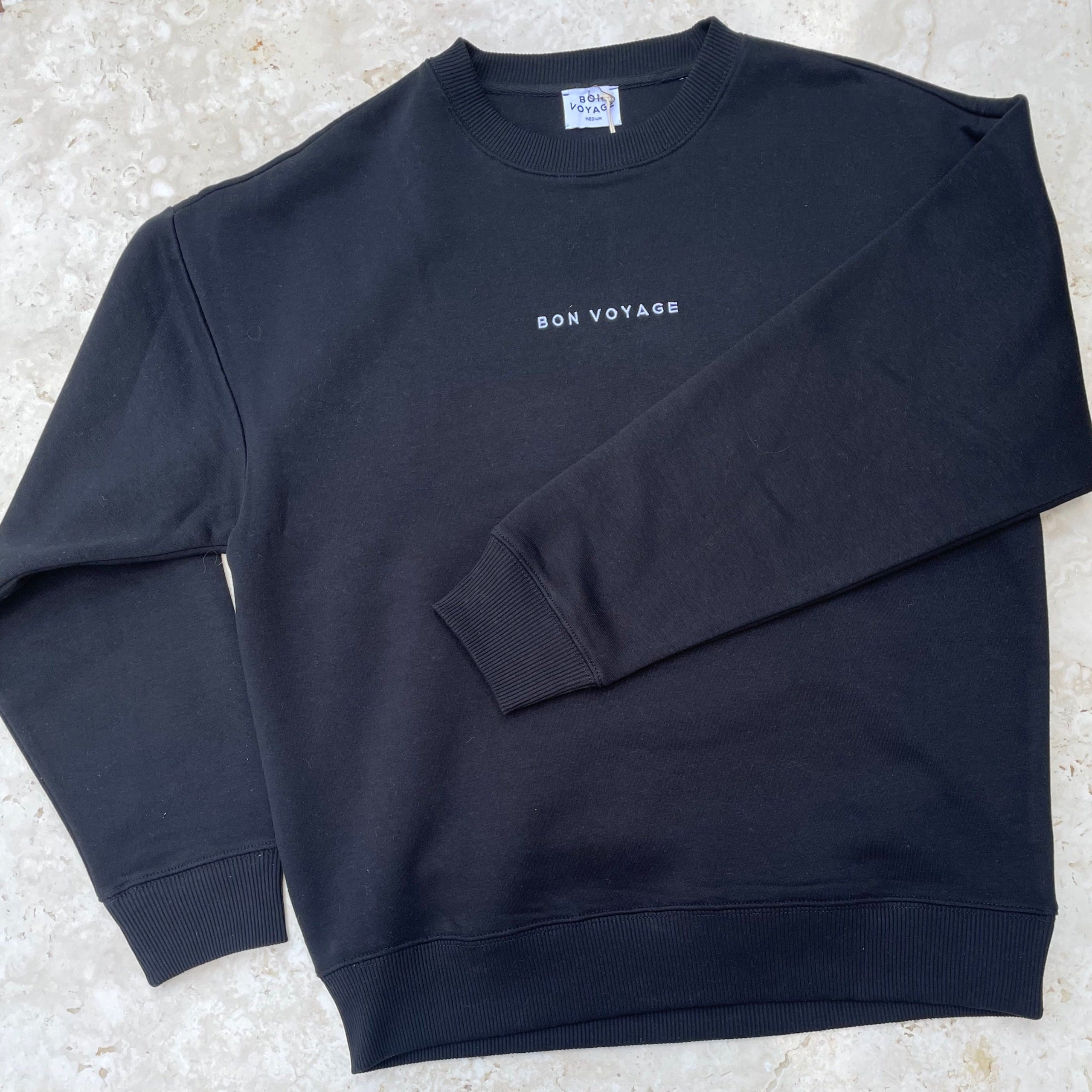 Bon Voyage-Sweater in Schwarz image 0