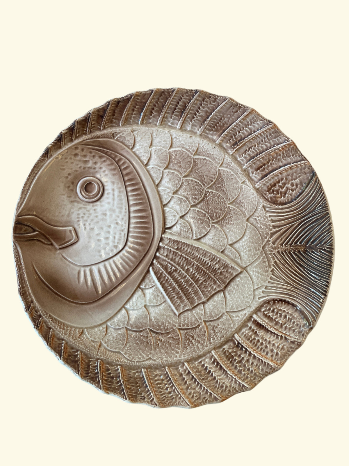Fischteller Vintage