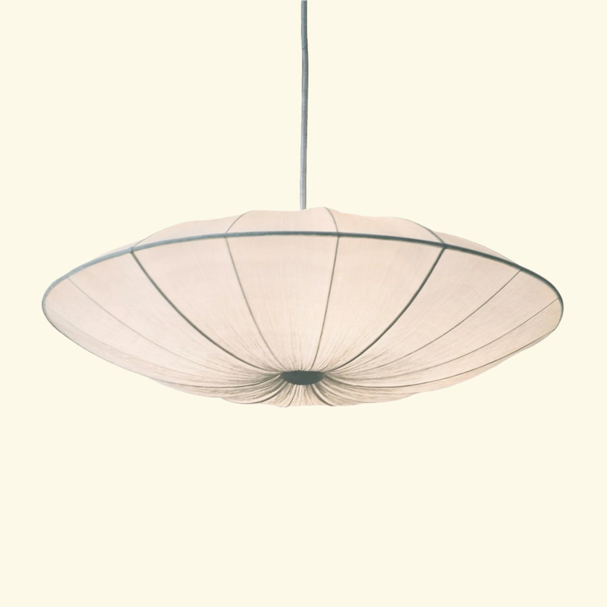 Silk ceiling light