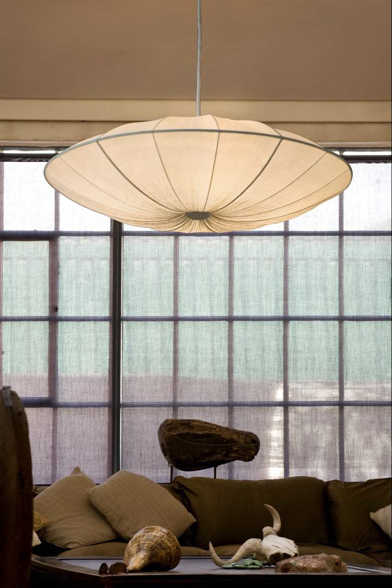 Silk ceiling light