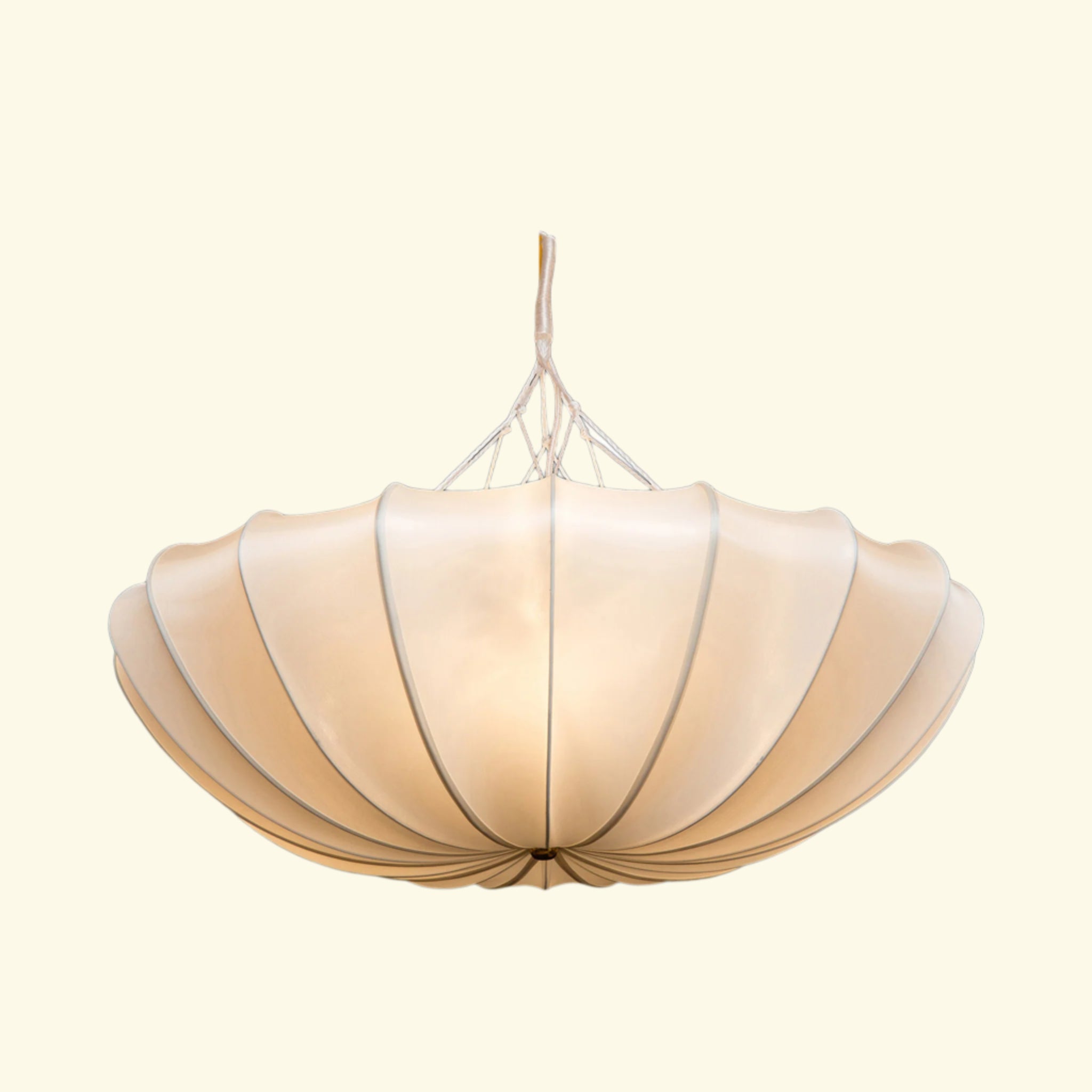 Shell-shaped ceiling light