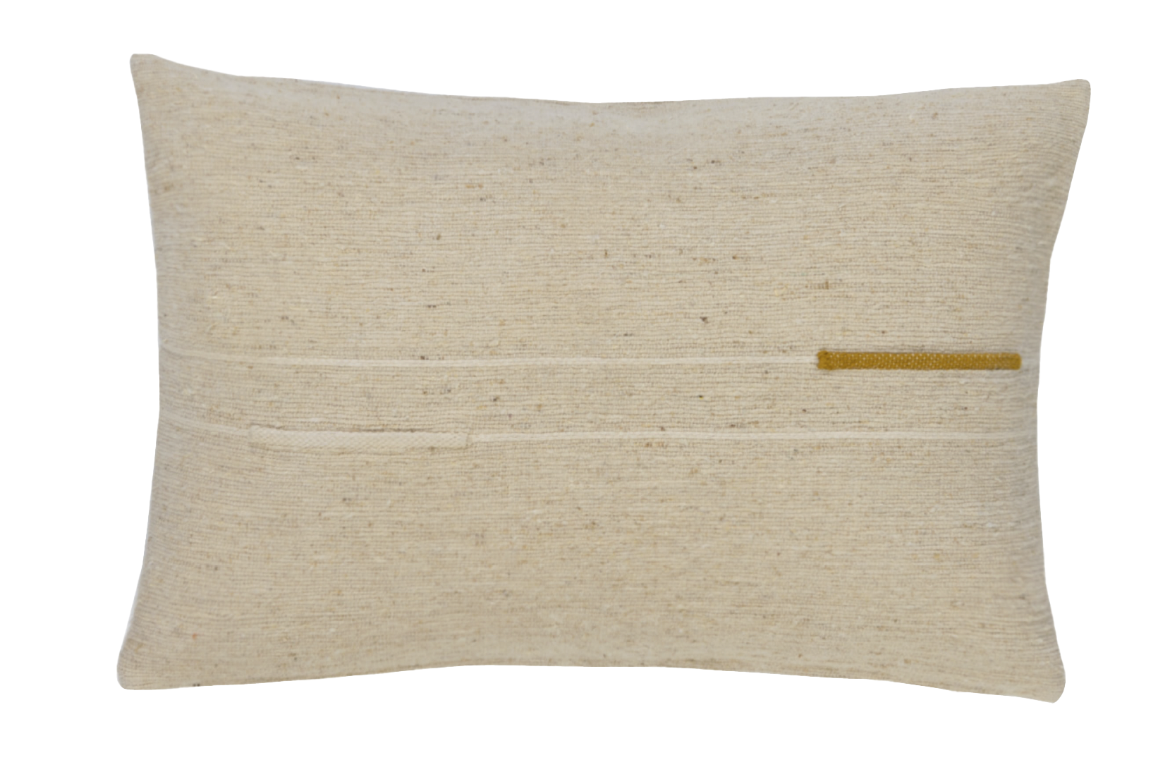 Handgewebtes Kissen "Sema double-line"