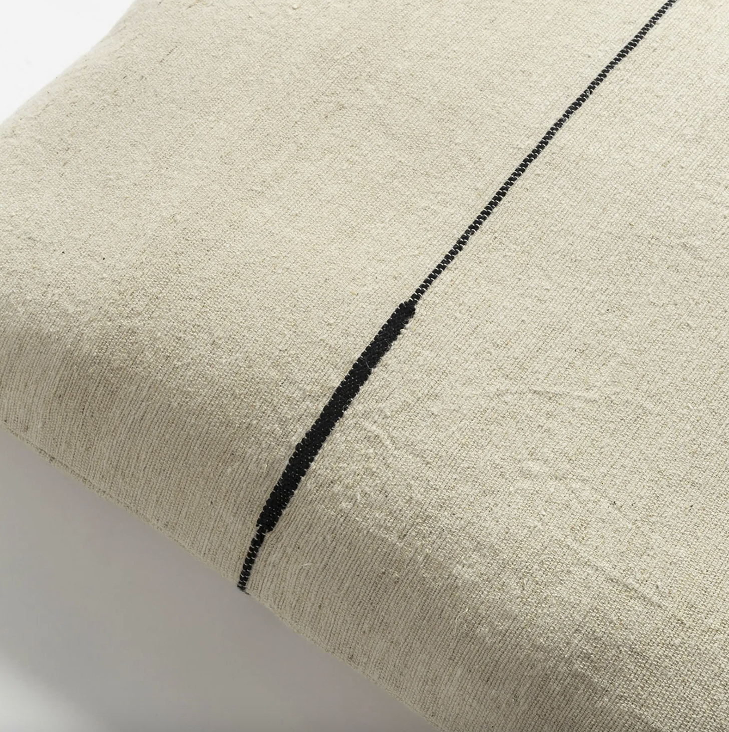 Handgewebtes Kissen "Sema black"