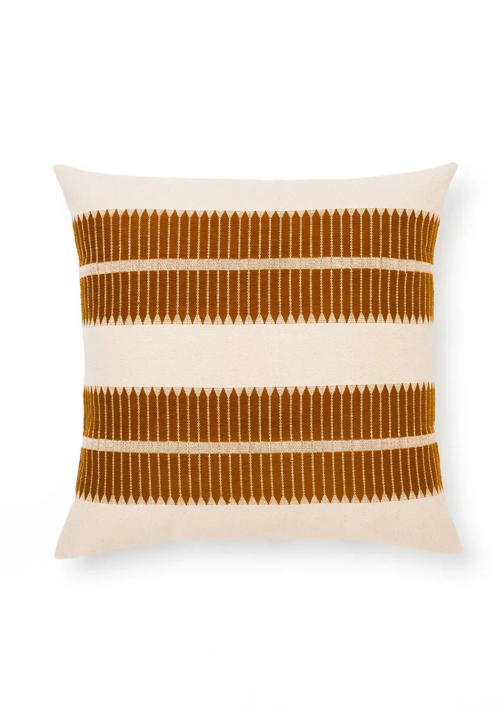 Hand-woven pillow made of merino wool