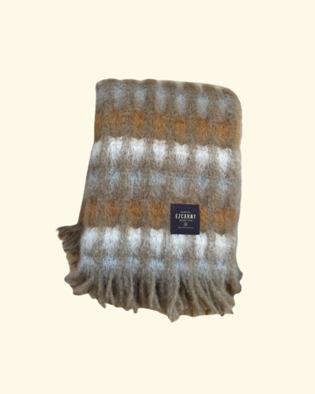 Mohair mix blanket in various colors