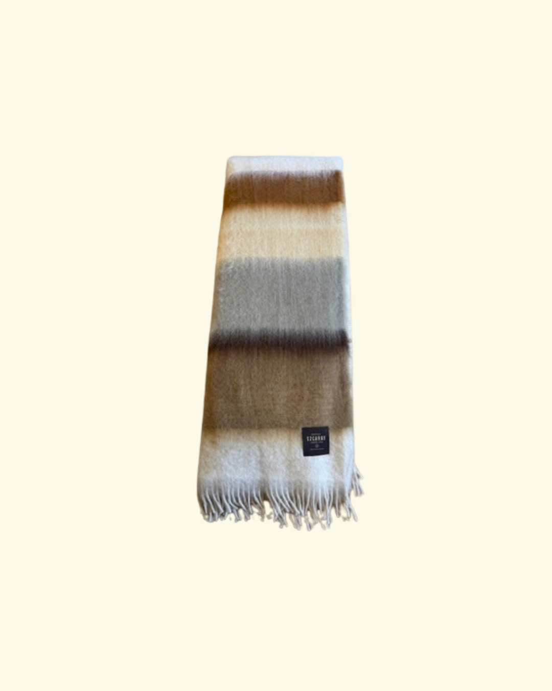 Mohair mix blanket in various colors