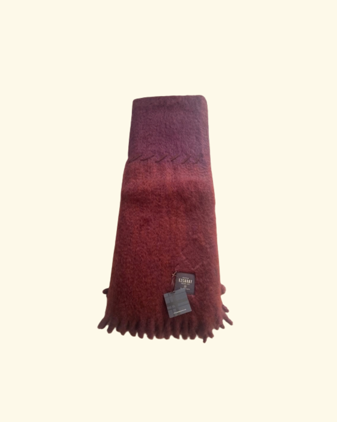 Mohair mix blanket in various colors