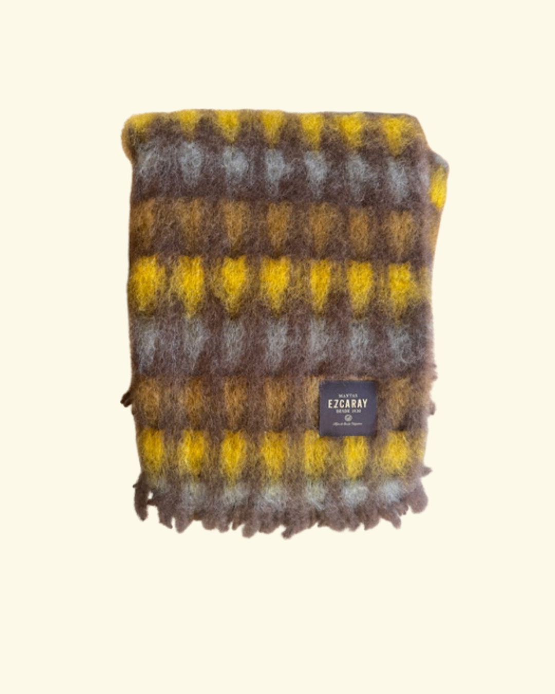 Mohair mix blanket in various colors