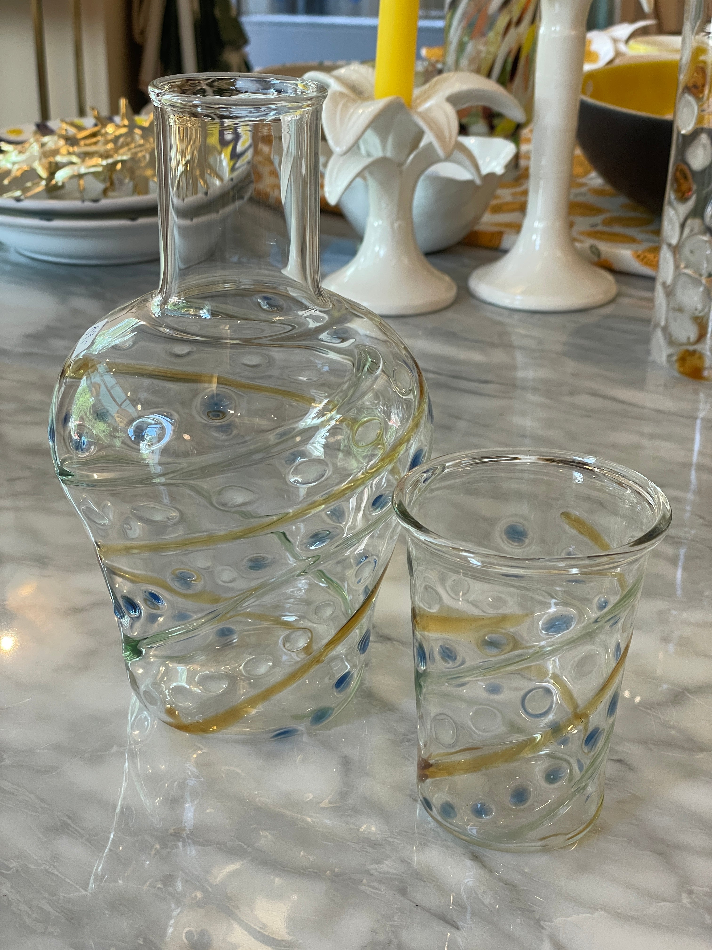 Carafe with glass 