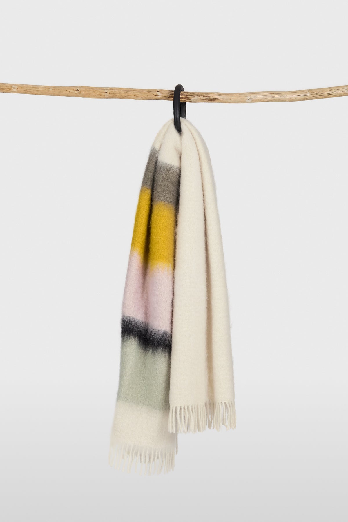 Mohair mix blanket in various colors