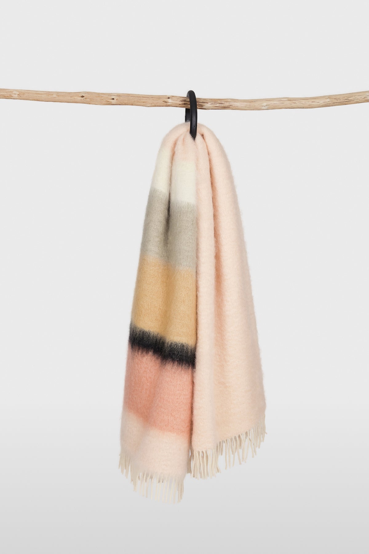 Mohair mix blanket in various colors